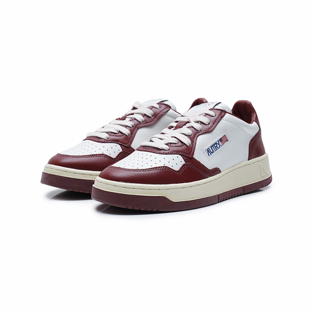 오트리 맨즈 메달리스트 화이트 버건디 AULM-WB35
