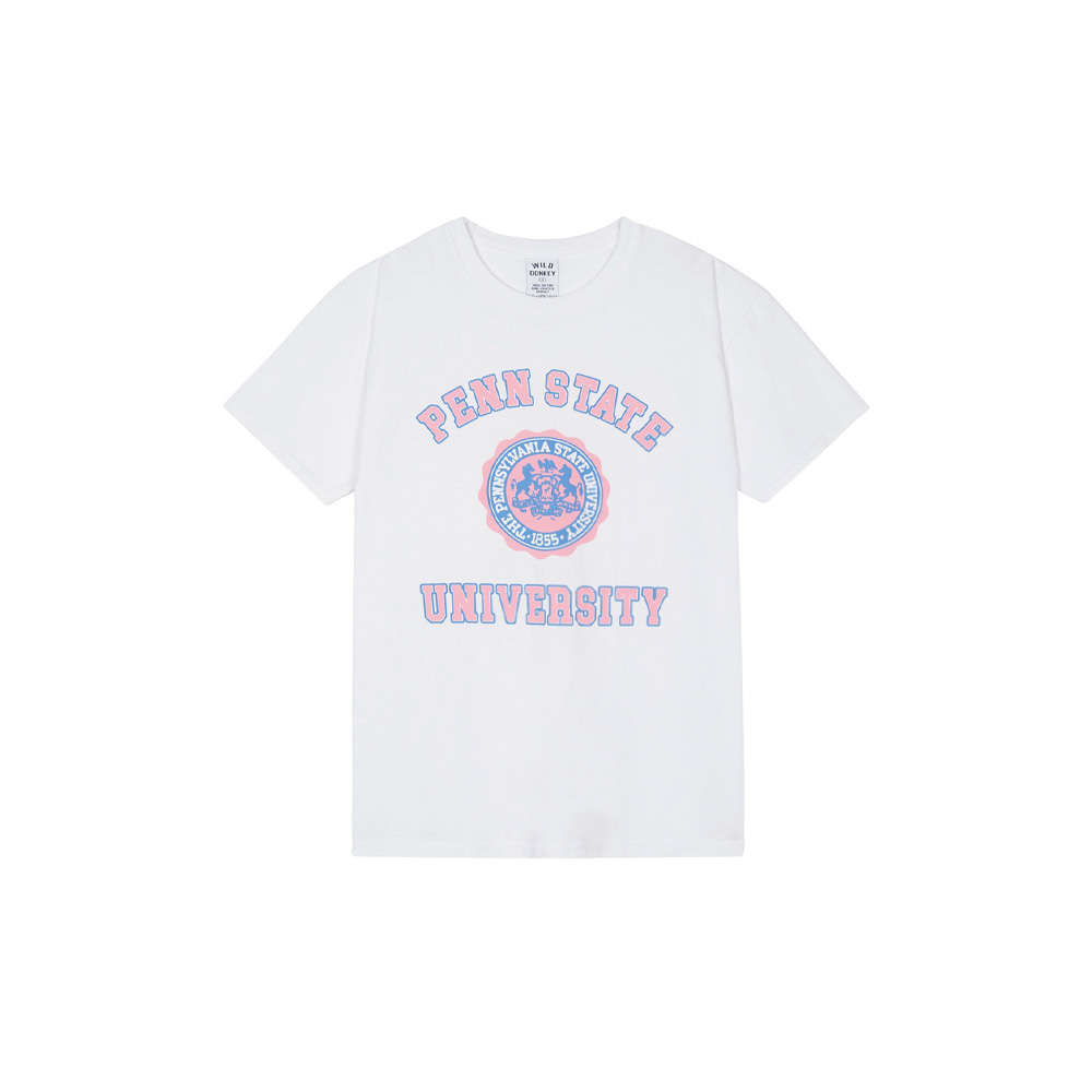 와일드동키 남녀공용 PENN STATE 반팔티 T-PENN STATE-WD018
