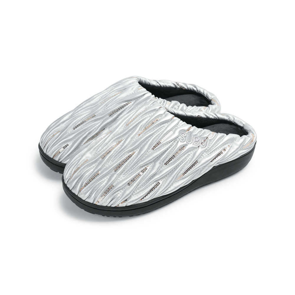 SUBU 수부(스부) BANQUET 방한 슬리퍼 실버 HR-02