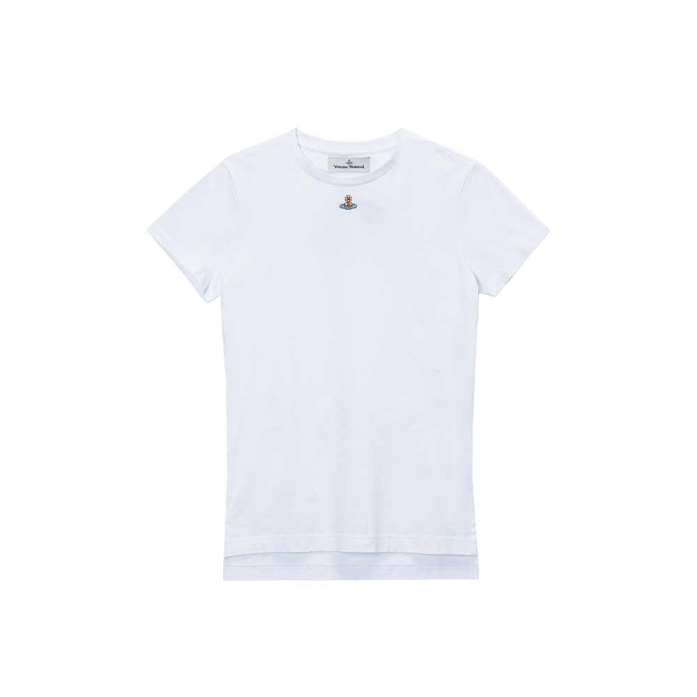 비비안웨스트우드 여성 ORB PERU 반팔 티셔츠 화이트 3G010017-J001M-A401