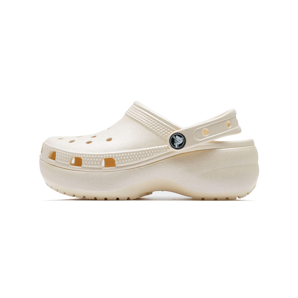 크록스 클래식 플랫폼 쉬머 클로그 208590-108