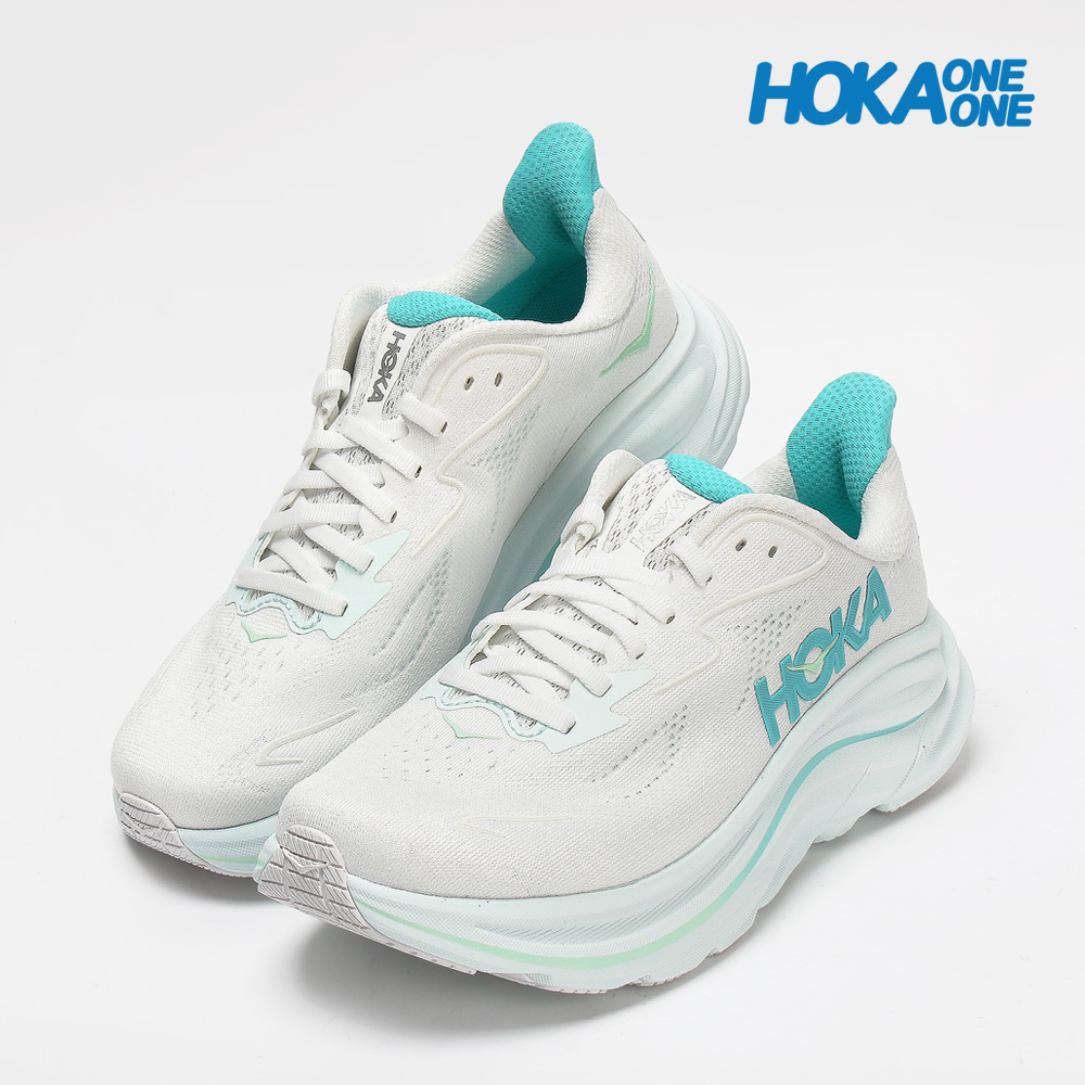 호카 여성 운동화 클리프톤10 와이드 화이트 1162050-WTCL