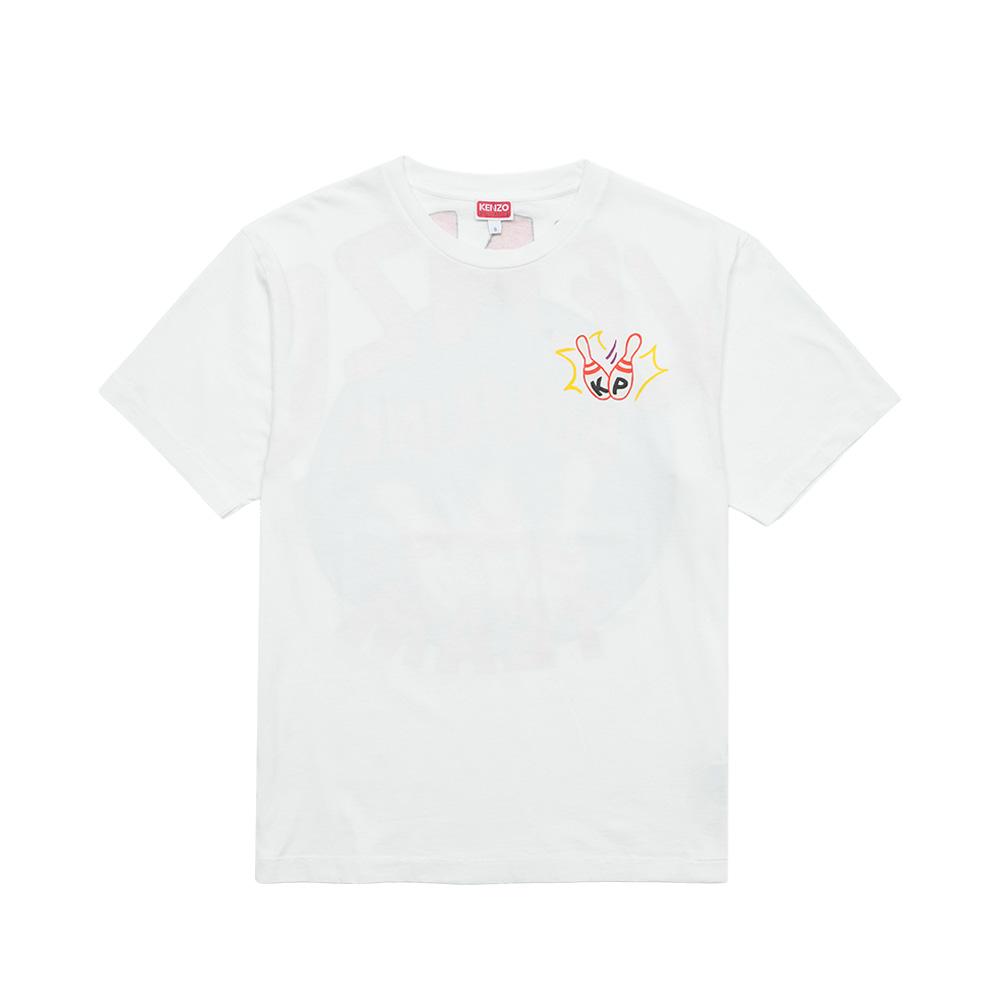 겐조 프린트 오버사이즈 티셔츠 FD55TS4534SG-02