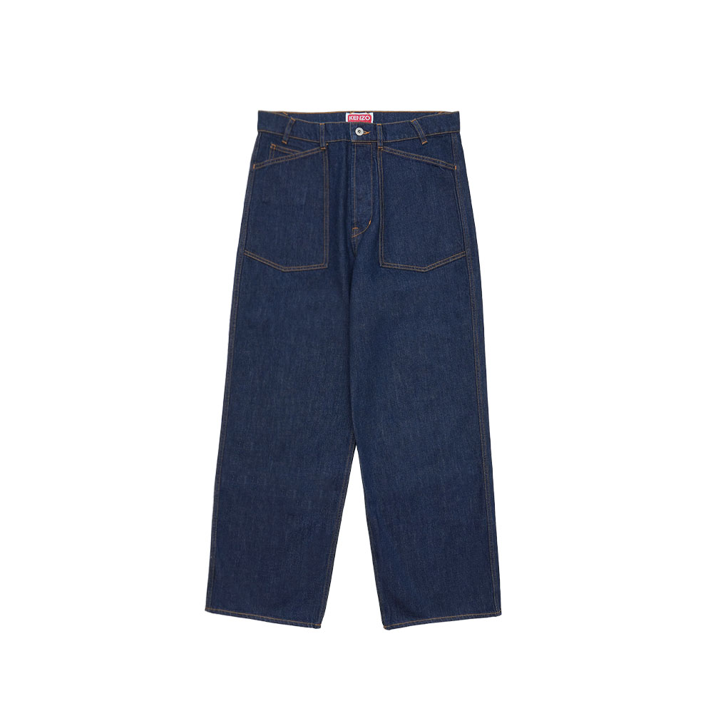 겐조 로고패치 남성 데님진 FD55DP4056B1-DM