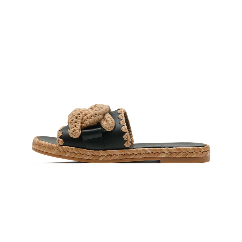 토즈 케이트 우븐 체인 에스파드류 샌들 XXW17K0GR40-MID-B999