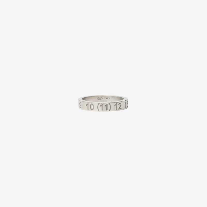 메종마르지엘라 로고 뉴메리컬 링 반지 (실버) SI8UQ0001 SV0129 951