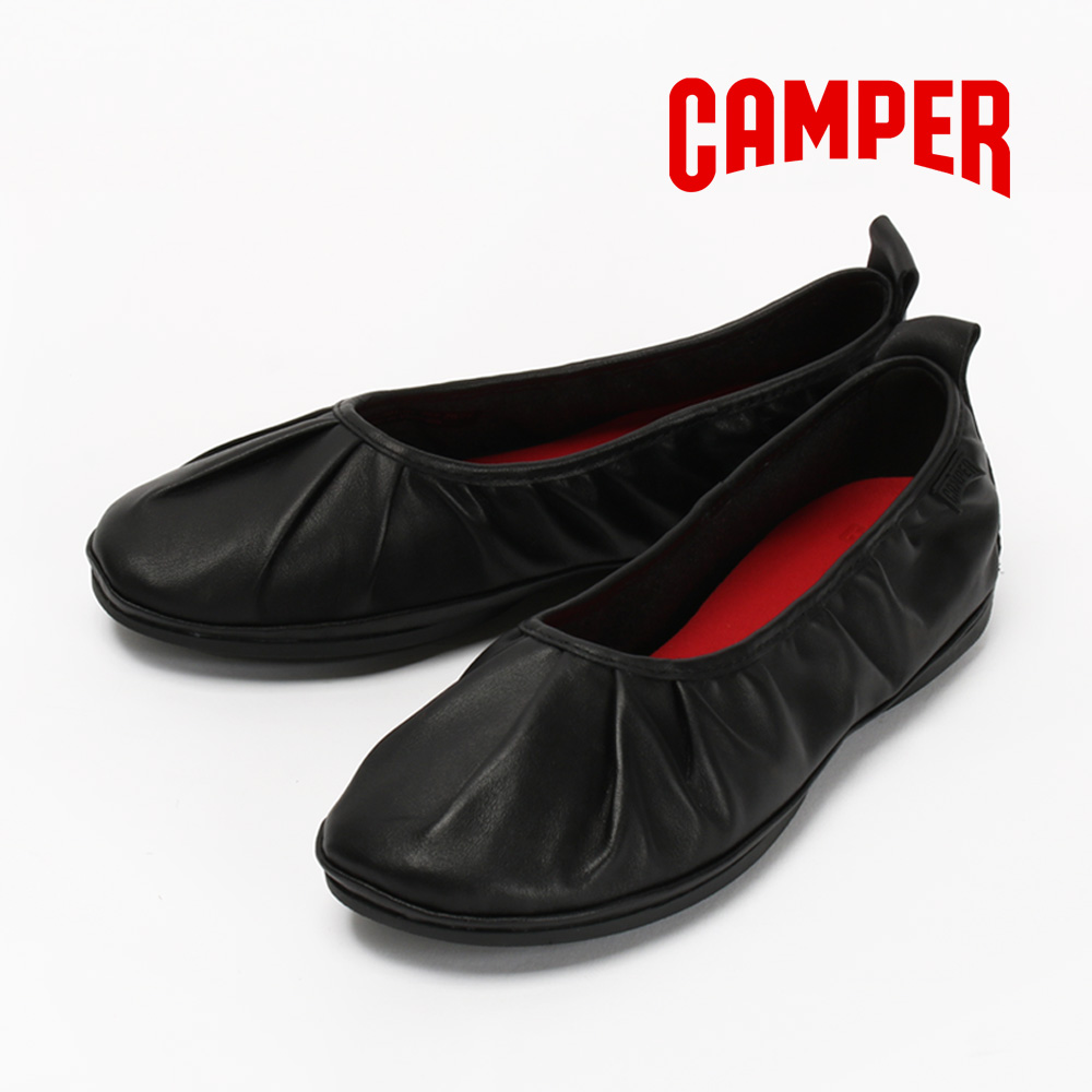 캠퍼 플랫슈즈 라이트 니나 여성 발레리나 블랙 K201704-001
