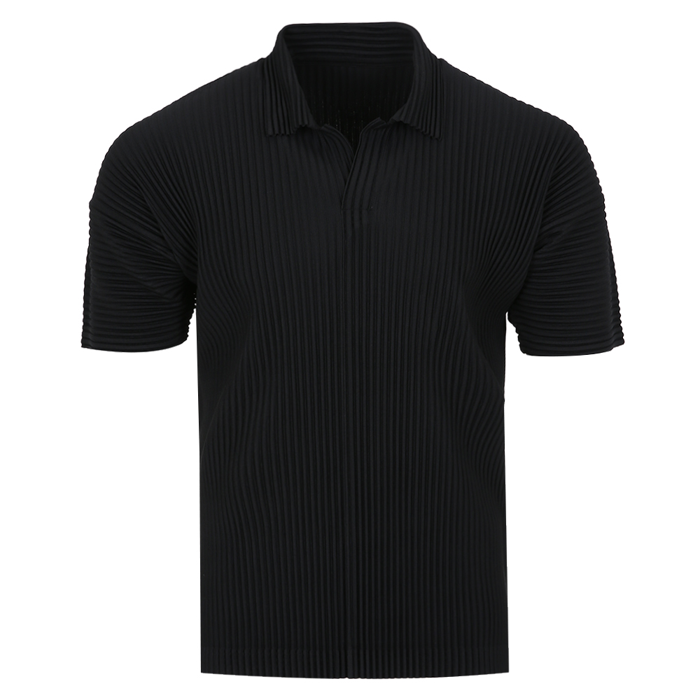 [국내/당일]25FW HP58JM530 15 이세이미야케 옴므 플리세 플리츠 폴로 반팔티