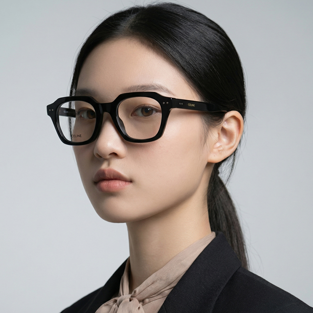 셀린느 안경테 CL50128I 001 블랙 뿔테 남자 여자 명품 정유미 착용 베스트