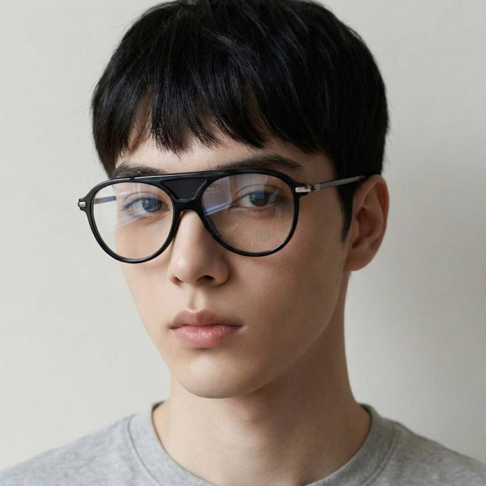 몽클레어 안경테 ML5033 001 명품 보잉 여자 남자 블랙 패션