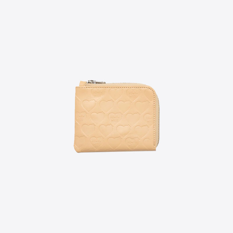 당일배송휴먼메이드 레더 지퍼 지갑 (베이지) HM26GD083