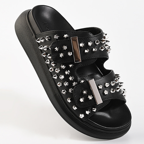 알렉산더맥퀸 650785 하이브리드 슬리퍼(블랙) 650785 WHXZE 1081