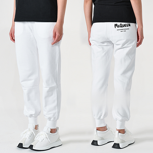 알렉산더맥퀸 658545 그래피티 트레이닝팬츠(화이트) 658545 QZAD5 0909