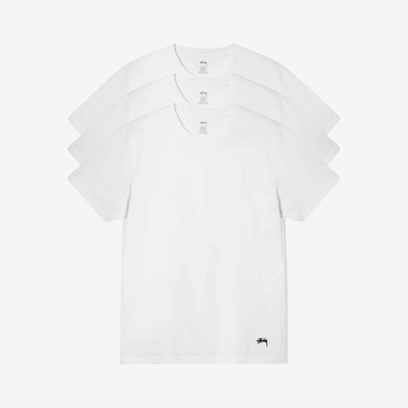당일배송스투시 언더 로고 반팔 티셔츠 (화이트) 1140199 WH