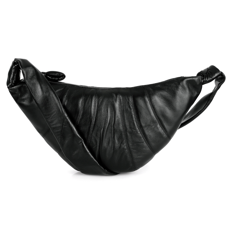 디몬트 24 S/S 르메르 미디움 크루아상 레더 숄더백(블랙) BG0001 LL095 BK999