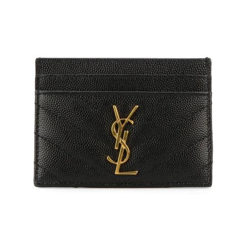 생로랑 금장 카드지갑 423291 BOW01