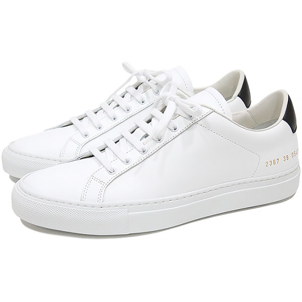 23FW 커먼프로젝트 레트로 로우 스니커즈 2367 화이트 블랙