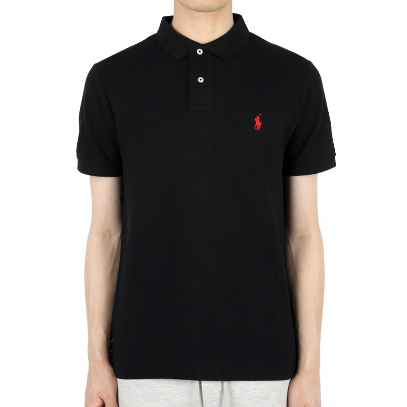 디몬트 24 S/S 폴로랄프로렌 남성 포니 자수 로고 PK 반팔(블랙) 710795080 006