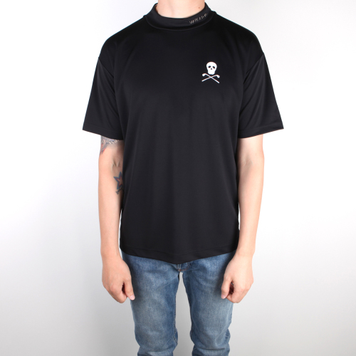 [클로딩캡슐] 제이디드 모크넥 티셔츠 블랙 MLM 2A AA04