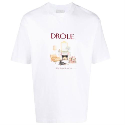 당일 드롤드무슈 그래픽 프린팅 반팔티 TS138 CO002