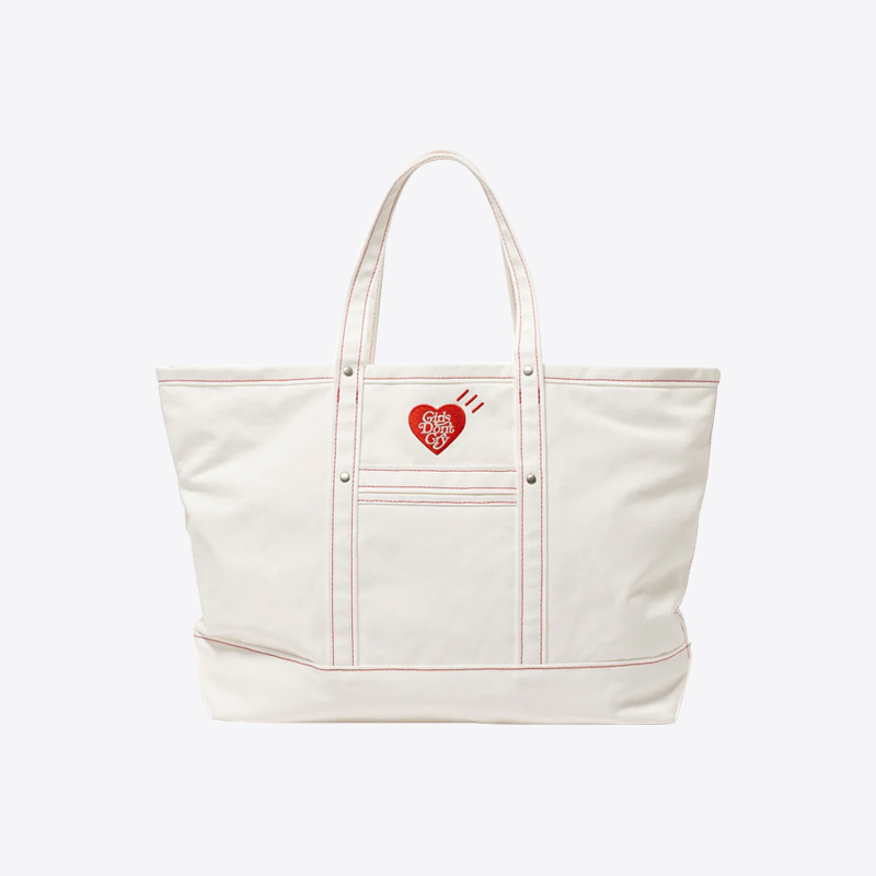 당일배송휴먼메이드 X 베르디 걸스 돈 토트백 라지 (화이트) XX27GD013