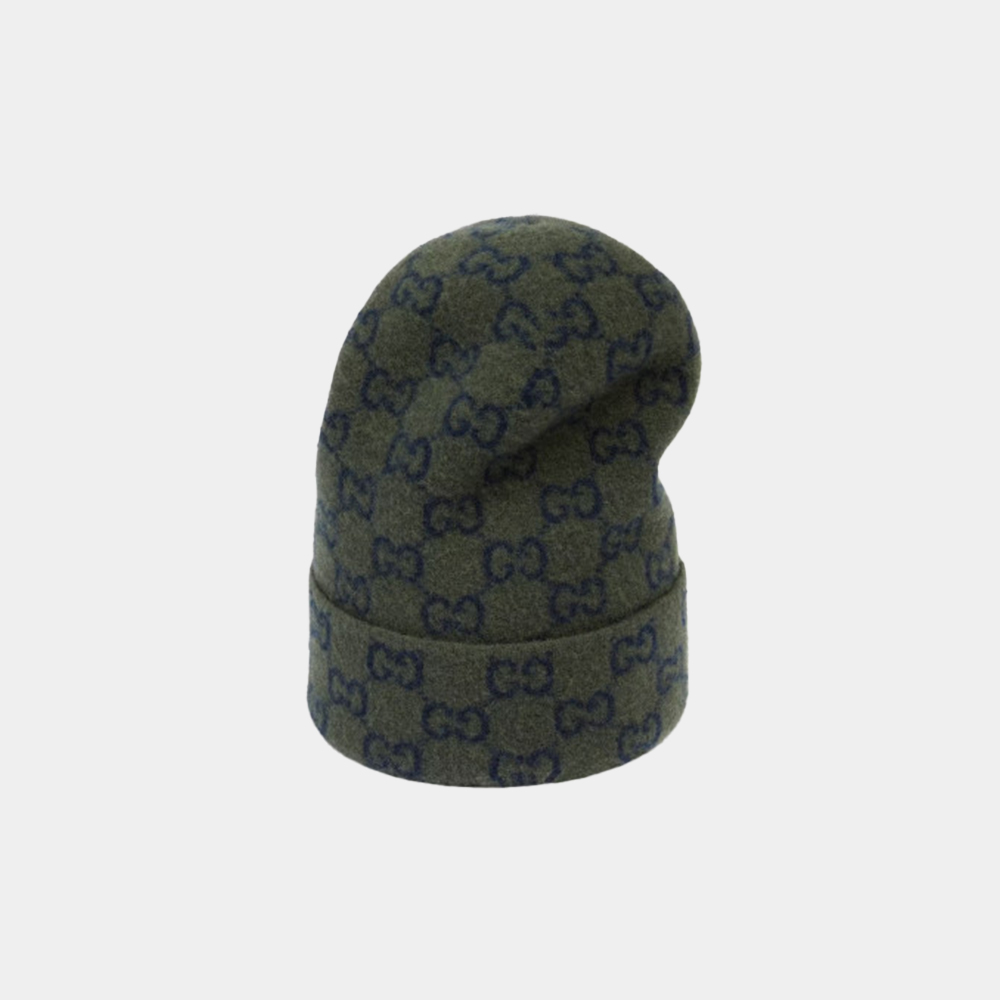 당일배송구찌 공용 GG로고 패턴 울 니트 다크그린 676789 4G206 3168