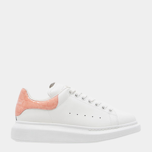 당일배송알렉산더맥퀸 여성 오버솔 스니커즈 화이트파스텔핑크 553770 WIAF8 9414