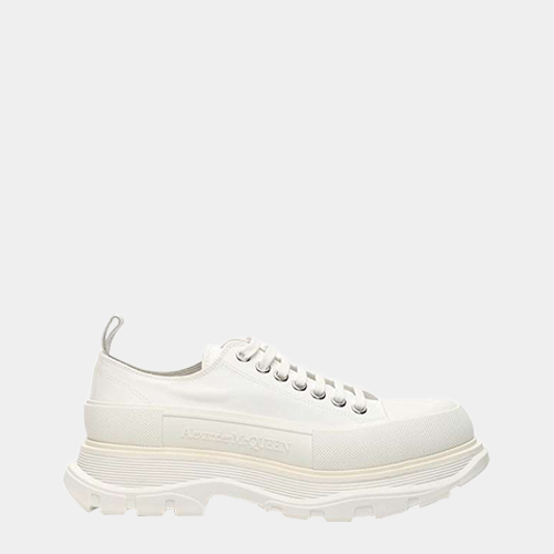 당일배송알렉산더맥퀸 남성 캔버스 오버솔 스니커즈 화이트 604257 W4L32 9000