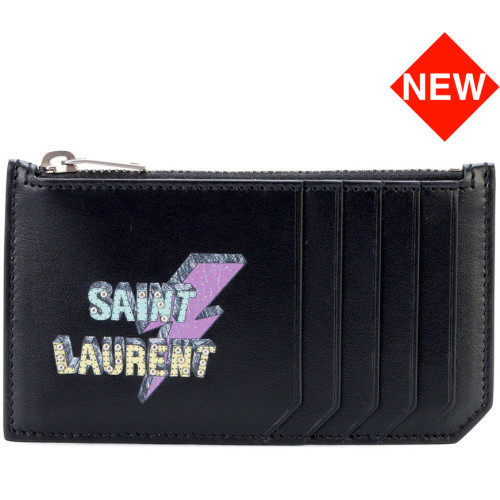 [벨이탈리아]★당일발송★생로랑458593BXRE6레더 카드지갑