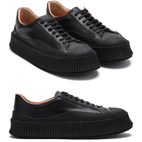 23SS 질샌더 오버사이즈솔 가죽스니커즈 J32WS0018