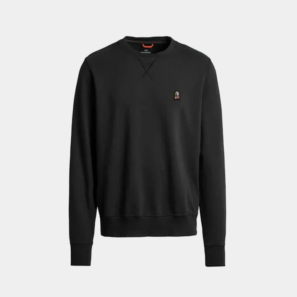 당일배송파라점퍼스 남성 가슴 로고패치 크루넥 네이비 맨투맨 PM FLE BF01 673