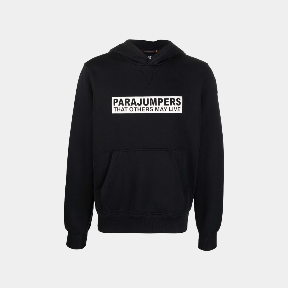 당일배송파라점퍼스 남성 로고패치 포켓 블랙 후드 PM FLE CF03 541