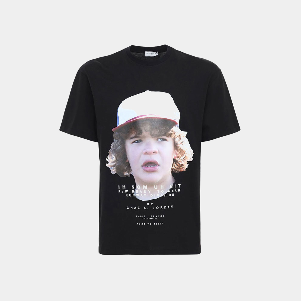 당일배송이놈어닛 남성 더스틴 크루넥 블랙 반팔 NUW20237 009