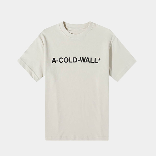 당일배송어콜드월 남성 로고 프린팅 베이지 반팔 ACWMTS063 BG