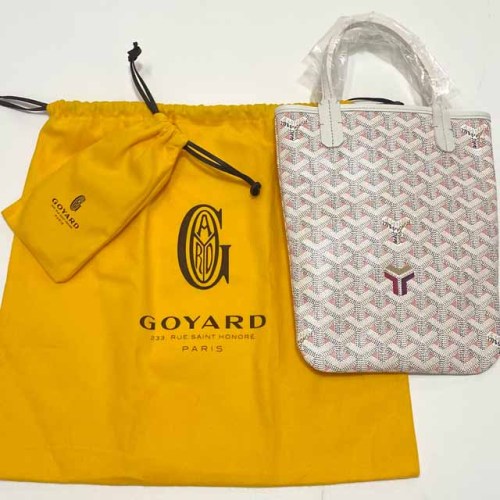 고야드 포아티에 화이트 핑크