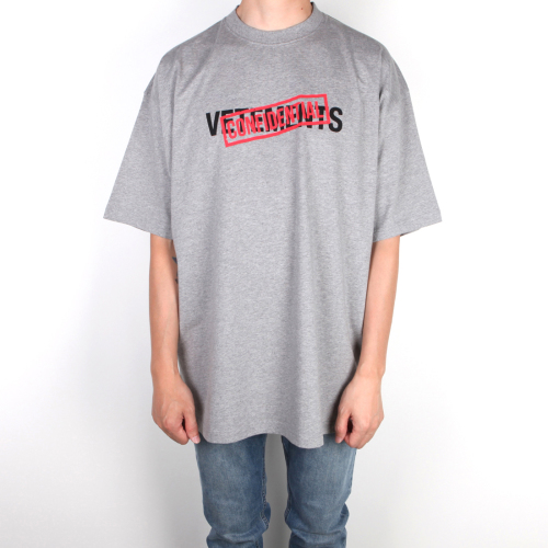 [클로딩캡슐] 컨피덴셜 로고 라운드 그레이 UA53TR460G