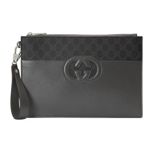 [당일배송] 위너스애비뉴 구찌 723320 K9GSN 1151(컷아웃 인터로킹 G 파우치)