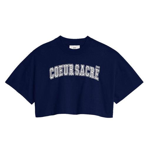 [당일발송] 아미 사크레 여성 크롭 반팔티셔츠 491 FTS009 726