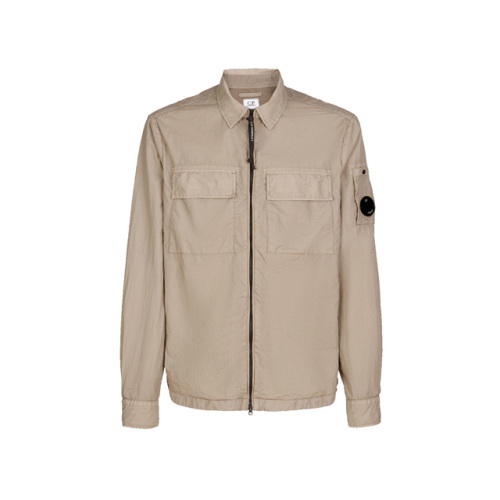 시피컴퍼니 테일러 L 렌즈 오버셔츠 브라운 남성 14CMSH141A 005783G 330