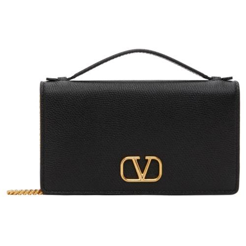 (국내배송) 24SS 발렌티노 여성 V 로고 시그니처 체인 월렛 4W2P0W42 SNP 0NO
