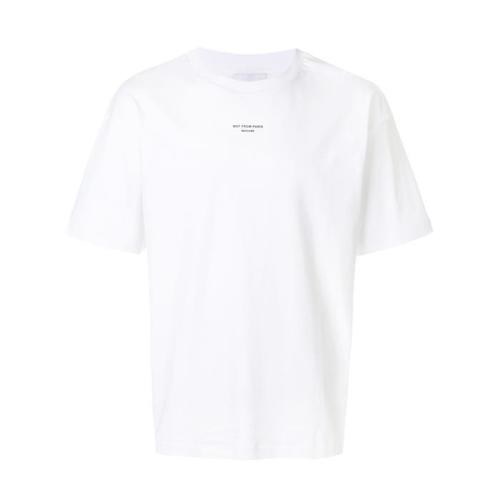 23SS 당일 드롤드무슈 NFPM슬로건 반팔 화이트 PERM-P01 WT