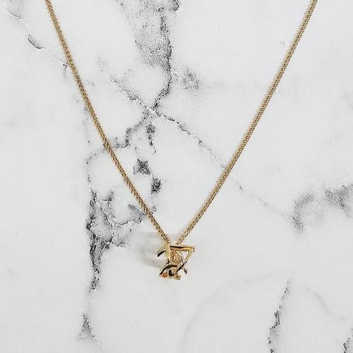 [논현 더팩토리](당일) 24SS 생로랑 모노그램 트위스트 펜던트 네크리스 목걸이 (651779 Y1500 8030)