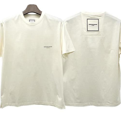 [논현 더팩토리](당일) 23FW 우영미 스퀘어 로고 라벨 반팔티 하자 세일 (W233TS01 702I)