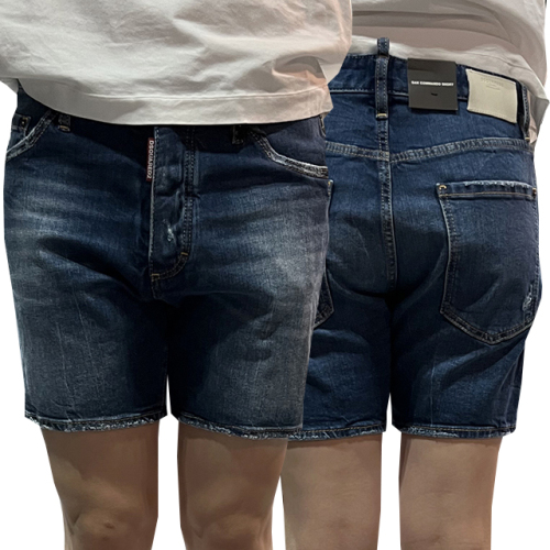 [논현 더팩토리](당일) 디스퀘어드2 COMMANDO 데님 숏팬츠 반바지 (S71MU0709 S30663 470)