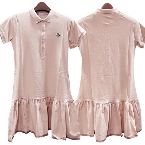 [논현 더팩토리](당일) 24SS 몽클레어 키즈 로고 패치 폴로 셔츠 원피스 12Y 14Y (8I00011 8496F 514)