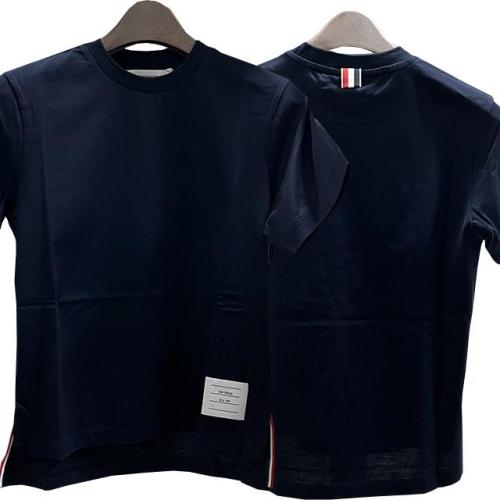 [논현 더팩토리](당일) 24SS 톰브라운 여성 클래식 사이드 슬릿 반팔티 / 네이비 (FJS036A 05398 415)