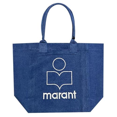 [논현 더팩토리](당일) 24SS 이자벨마랑 YENKY 옌키 로고 자수 쇼퍼백 (PM0001FA A1X19M 30BU)