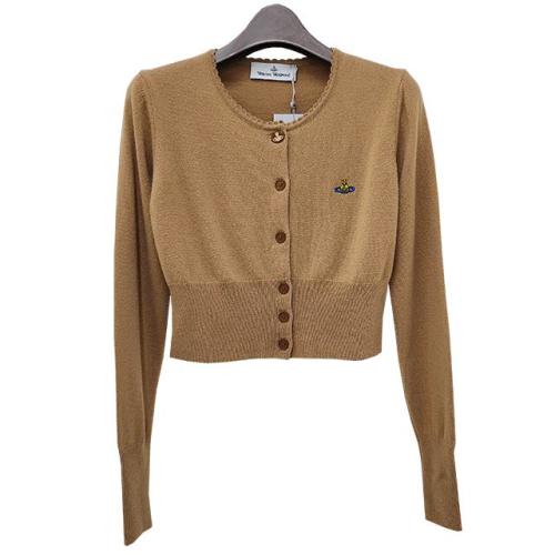 [논현 더팩토리](당일) 24SS 비비안웨스트우드 BEA 베아 로고 크롭 가디건 (1803002U Y0018 C407)