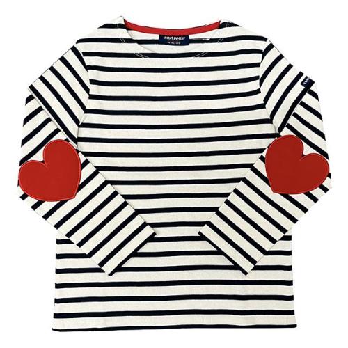 [논현 더팩토리](당일) 24FW 세인트 제임스 키즈 VAUJANY 긴팔티 리퍼브 (9174 ECRU MARINE)