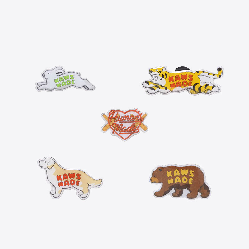 당일배송휴먼메이드 X 카우스 핀 배지 세트 5set (실버) XX26GD006